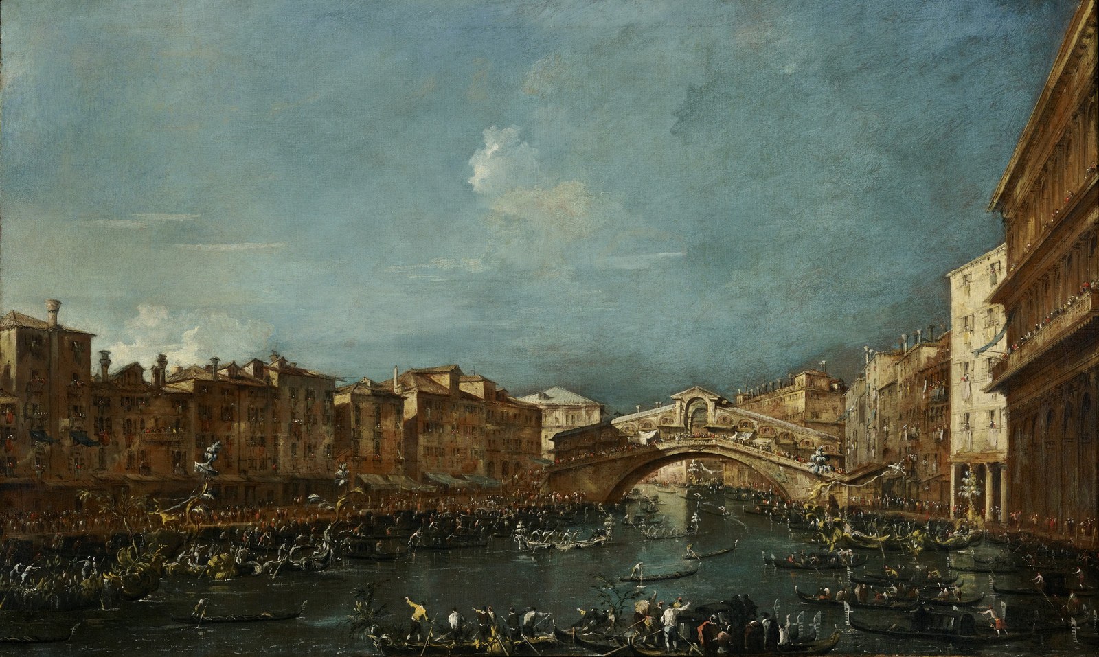 Regatta at the Rialto Bridge