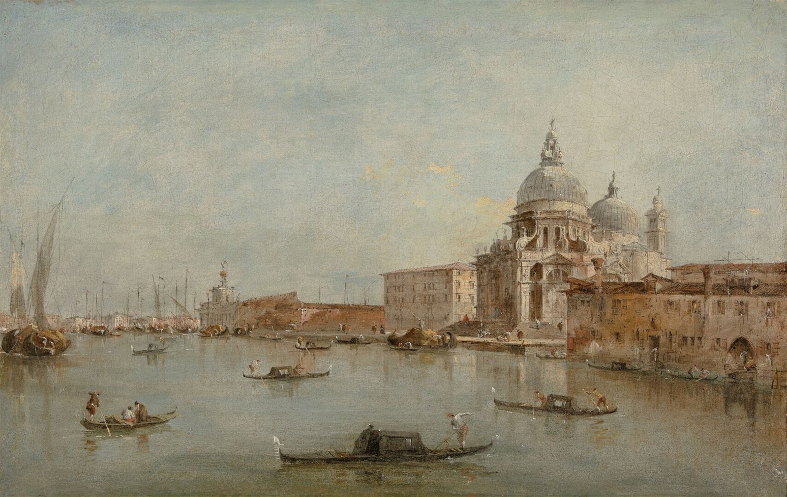 The Entrance of the Canal Grande with the Santa Maria della Salute