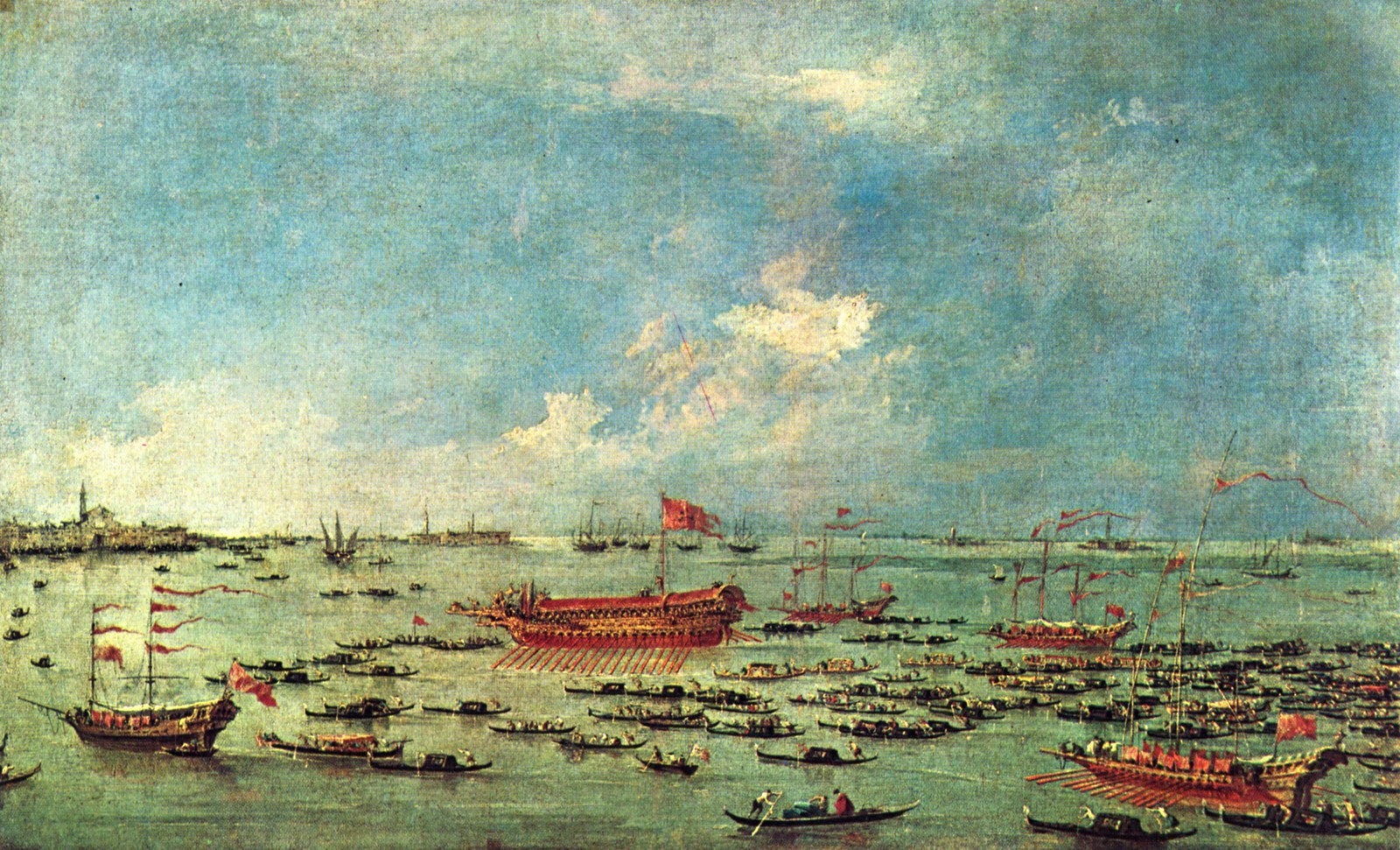 The Bucentaur near San Nicolò di Lido