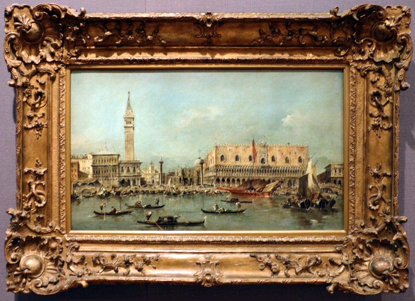 View of the pier with the Ducal Palace