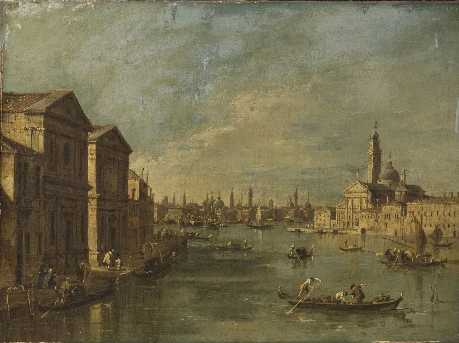 View between the Giudecca and San Giorgio Maggiore