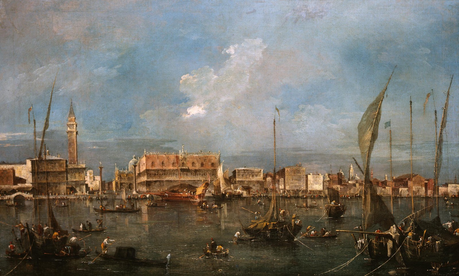 View of the Riva degli Schiavoni and the Piazzetta
