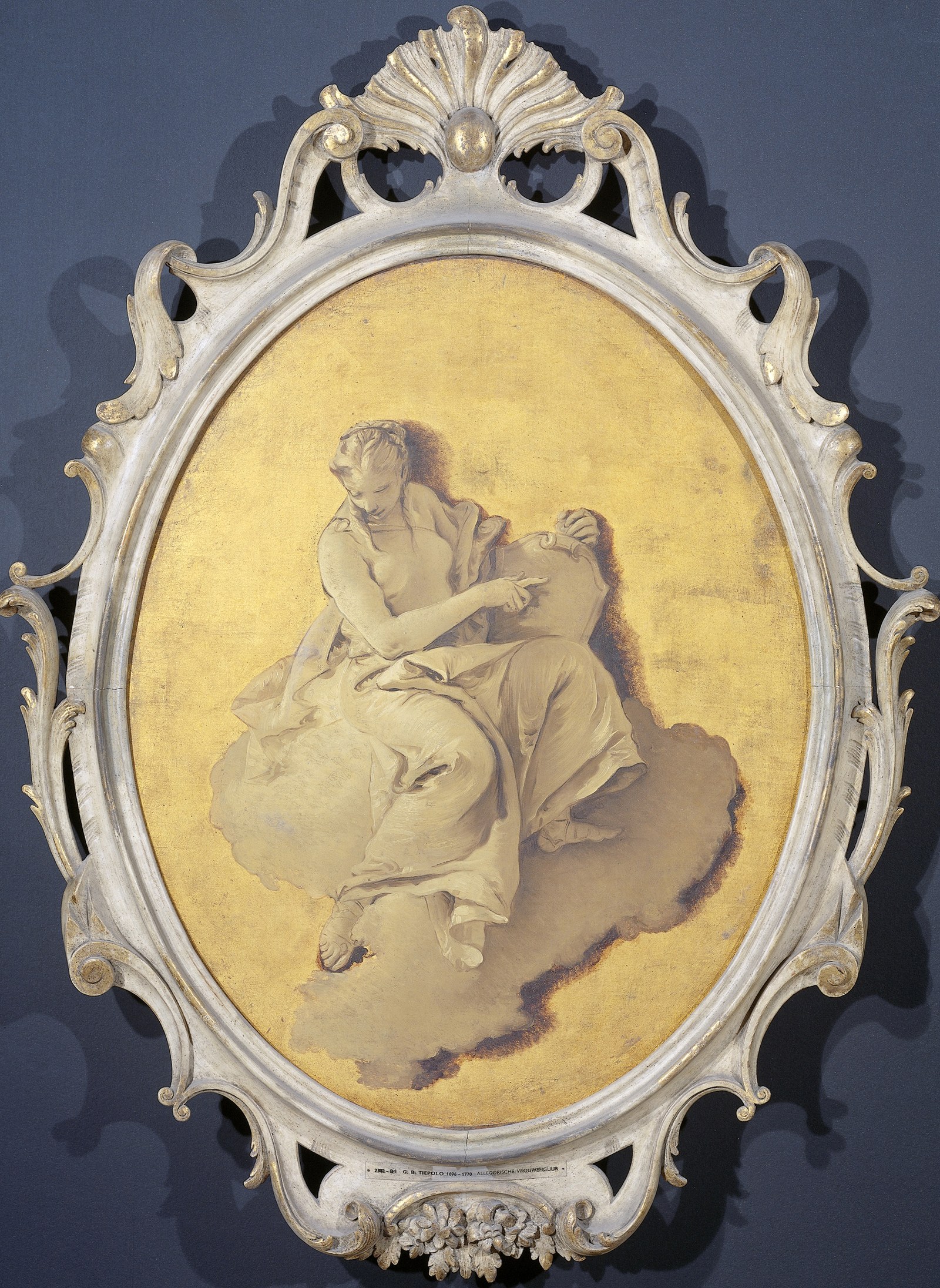 Allegorical Figure of a Woman with a Shield or a Mirror (Prudence?)