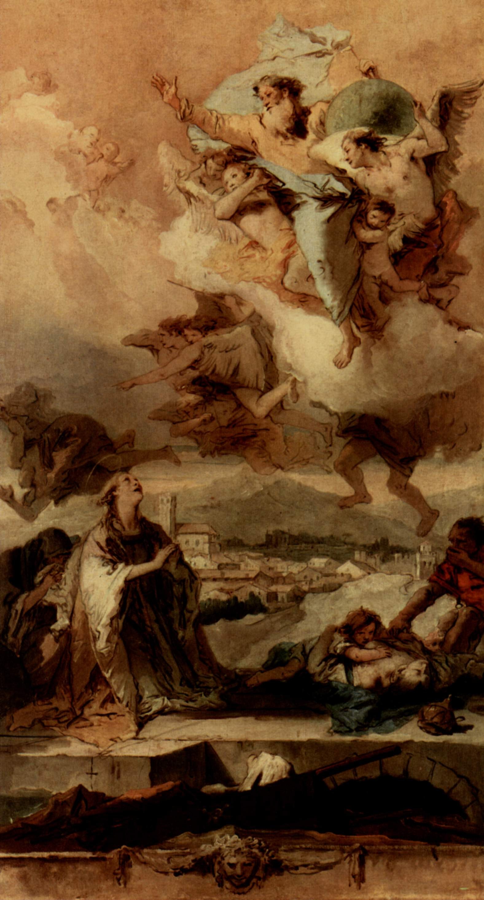 Saint Thecla Praying for the Plague-Stricken