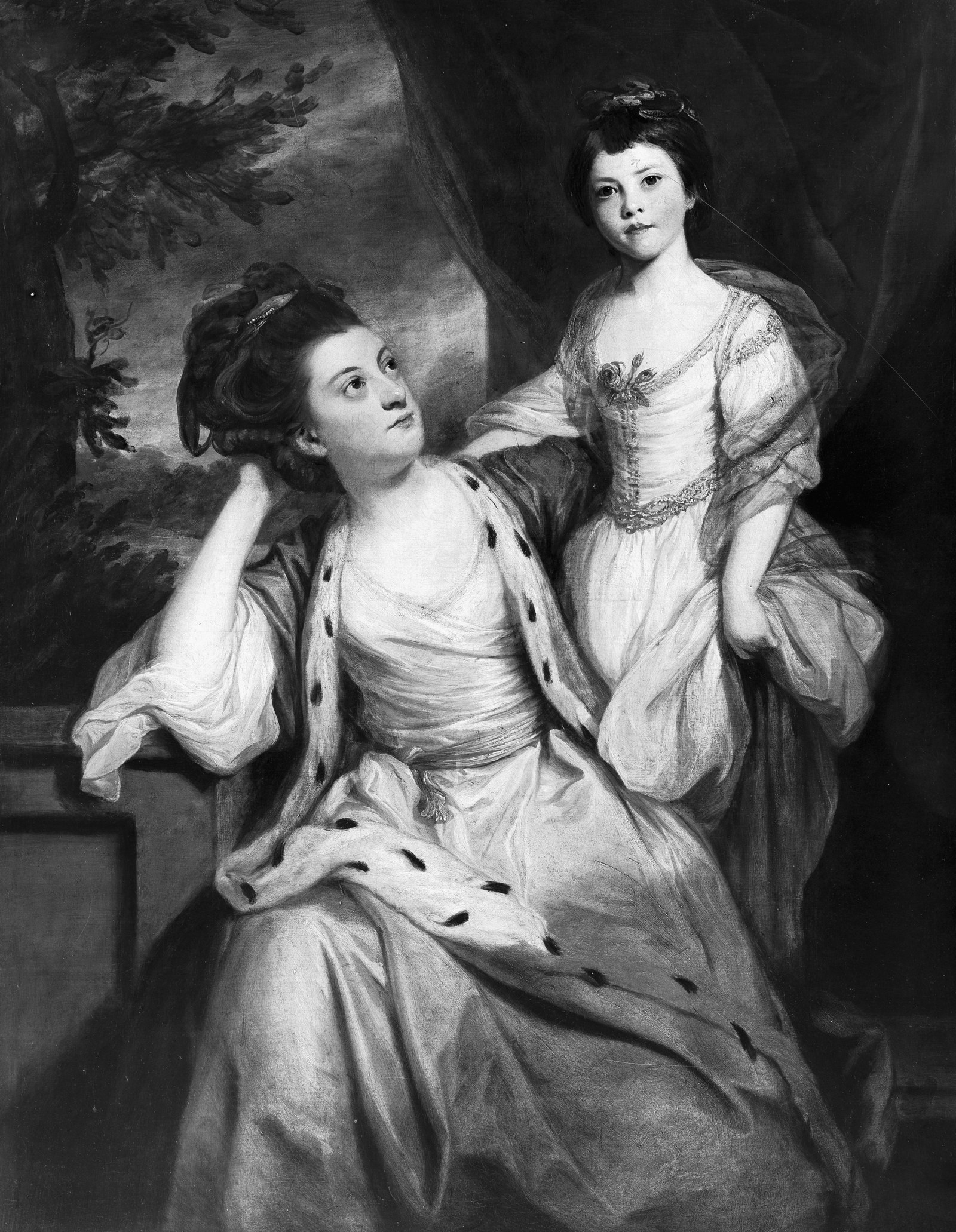 Portrait of Mrs. Boone and her Daughter, the later Lady Drummond