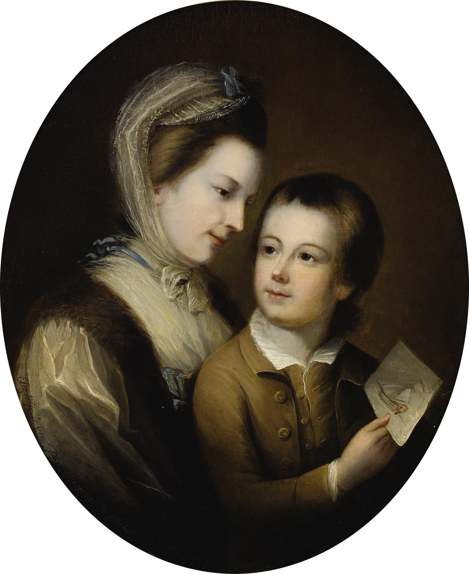 Portrait of Elizabeth Honywood and her Son Philip, 1767