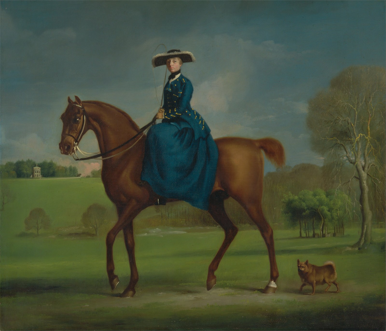 Margaret Newton (née Coningsby), Countess of Coningsby in the Costume of the Charlton Hunt
