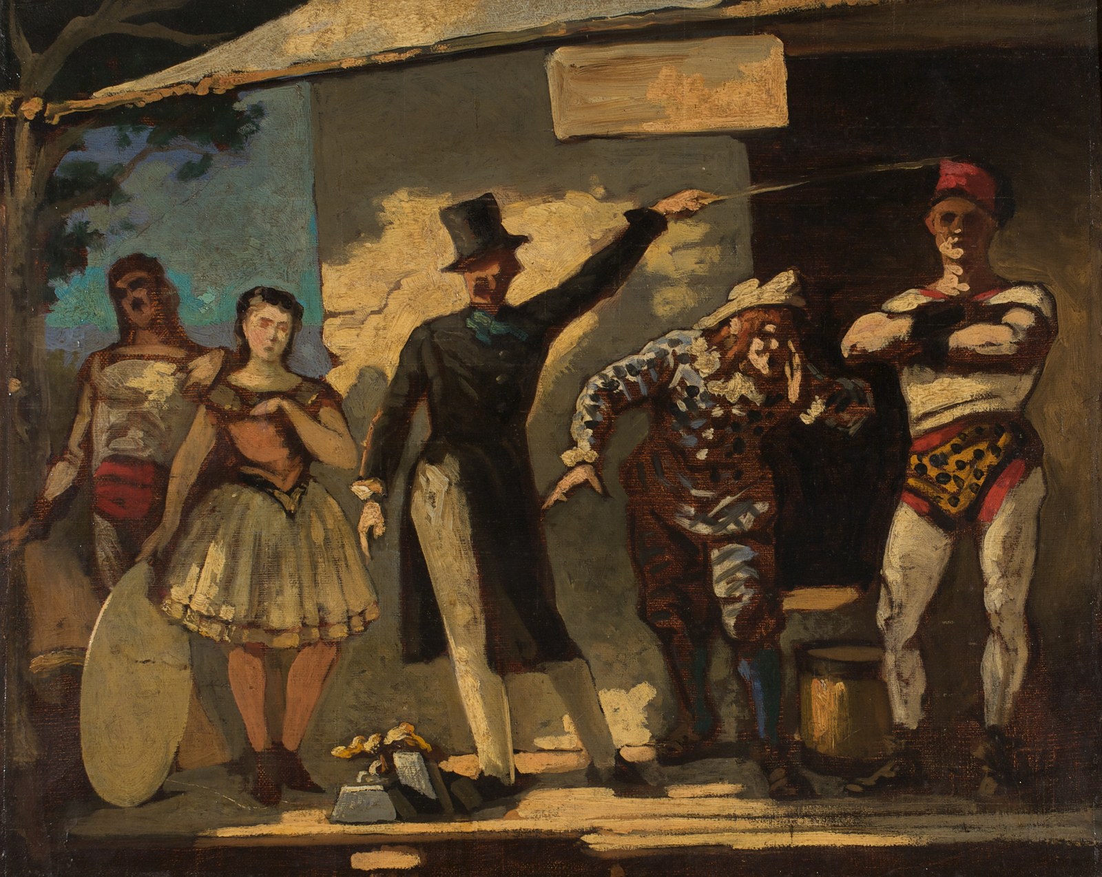 Painting by Honoré Daumier