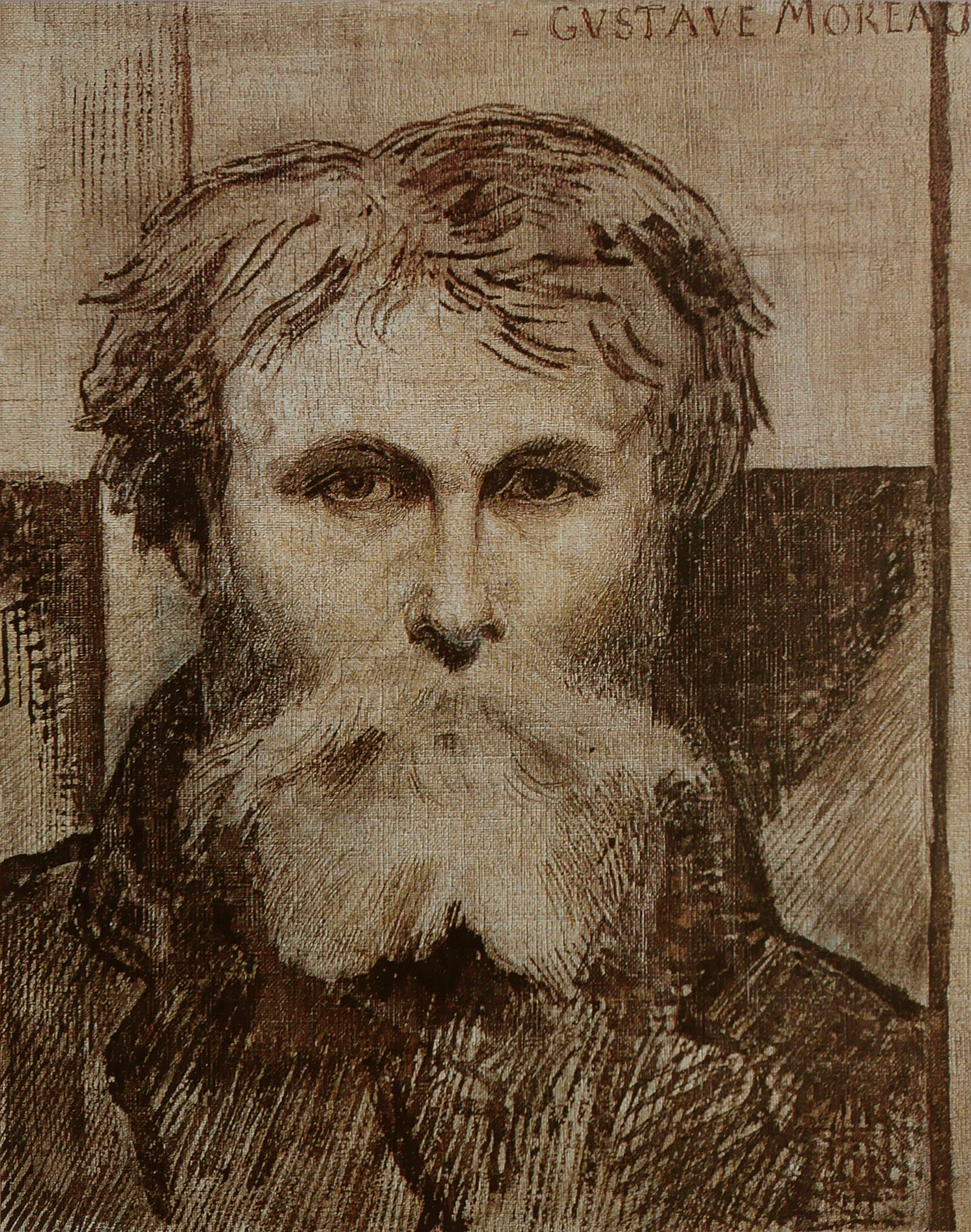 Portrait of Gustave Moreau by Himself