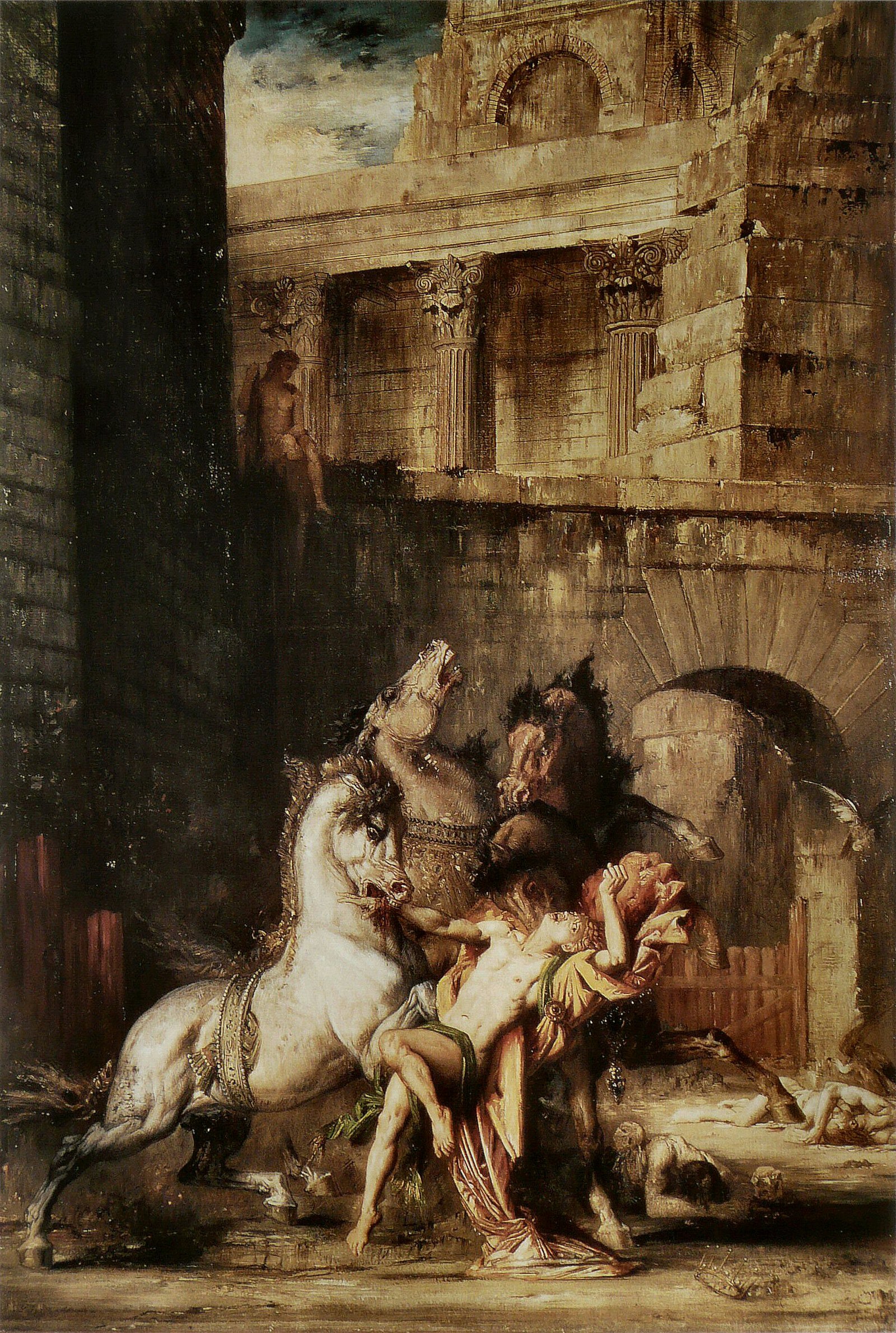 Diomede devoured by his horses