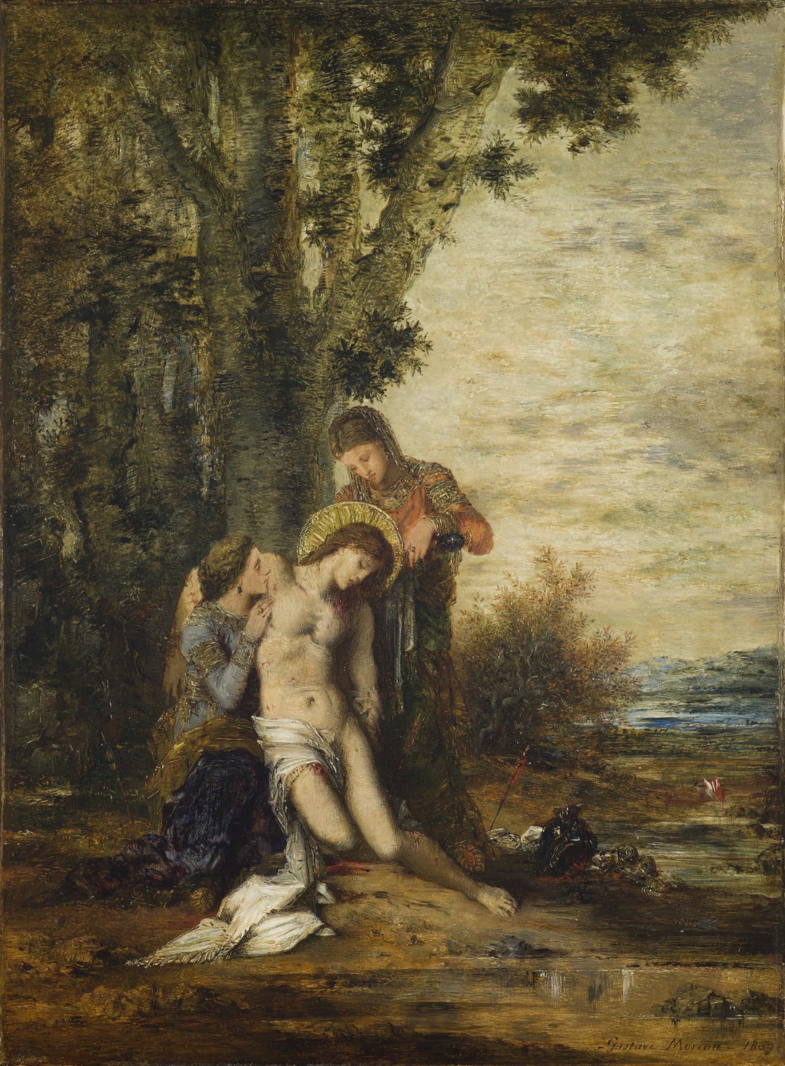 The Martyred Saint Sebastian