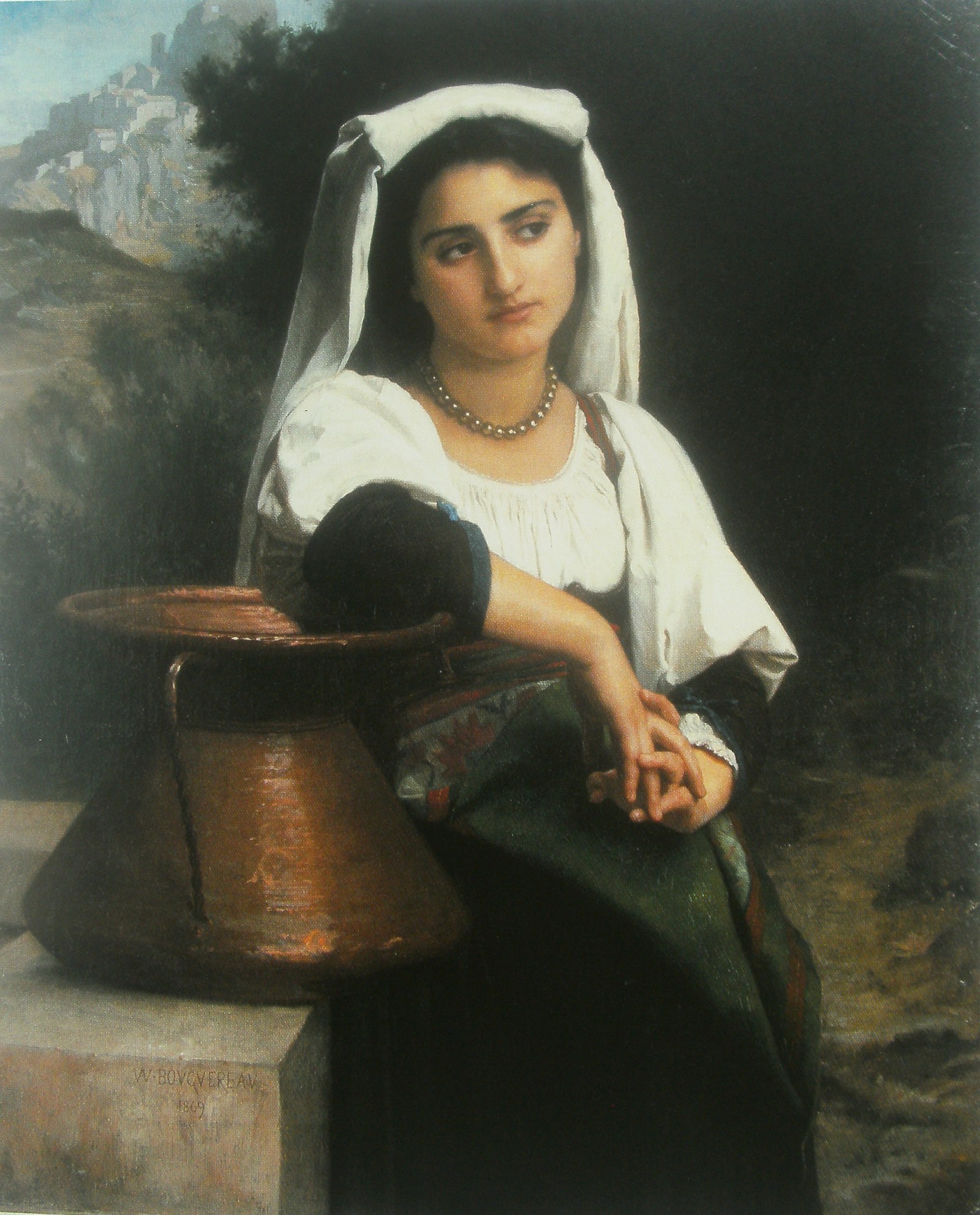 Italian Woman at the Fountain