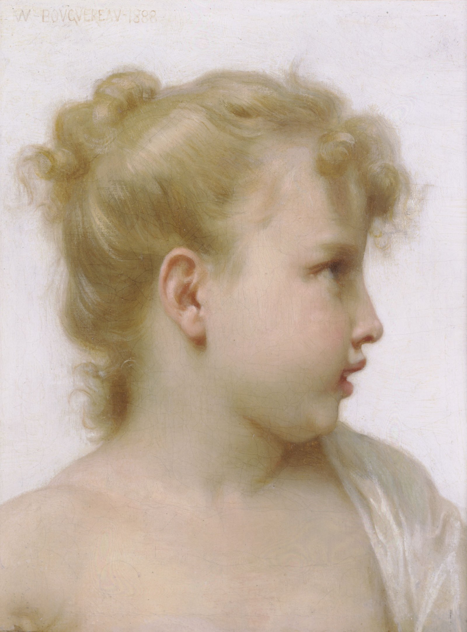 Study - Head Of A Little Girl