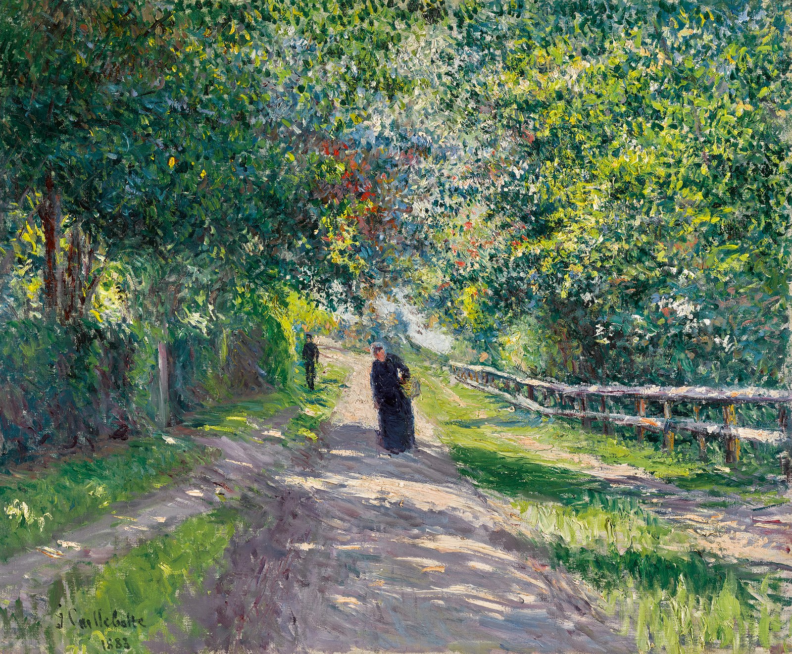 Avenue of the Villa des Fleurs in Trouville