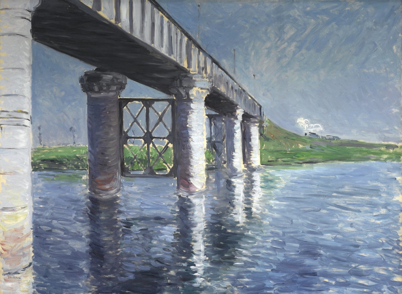 The Seine and the Railroad Bridge at Argenteuil