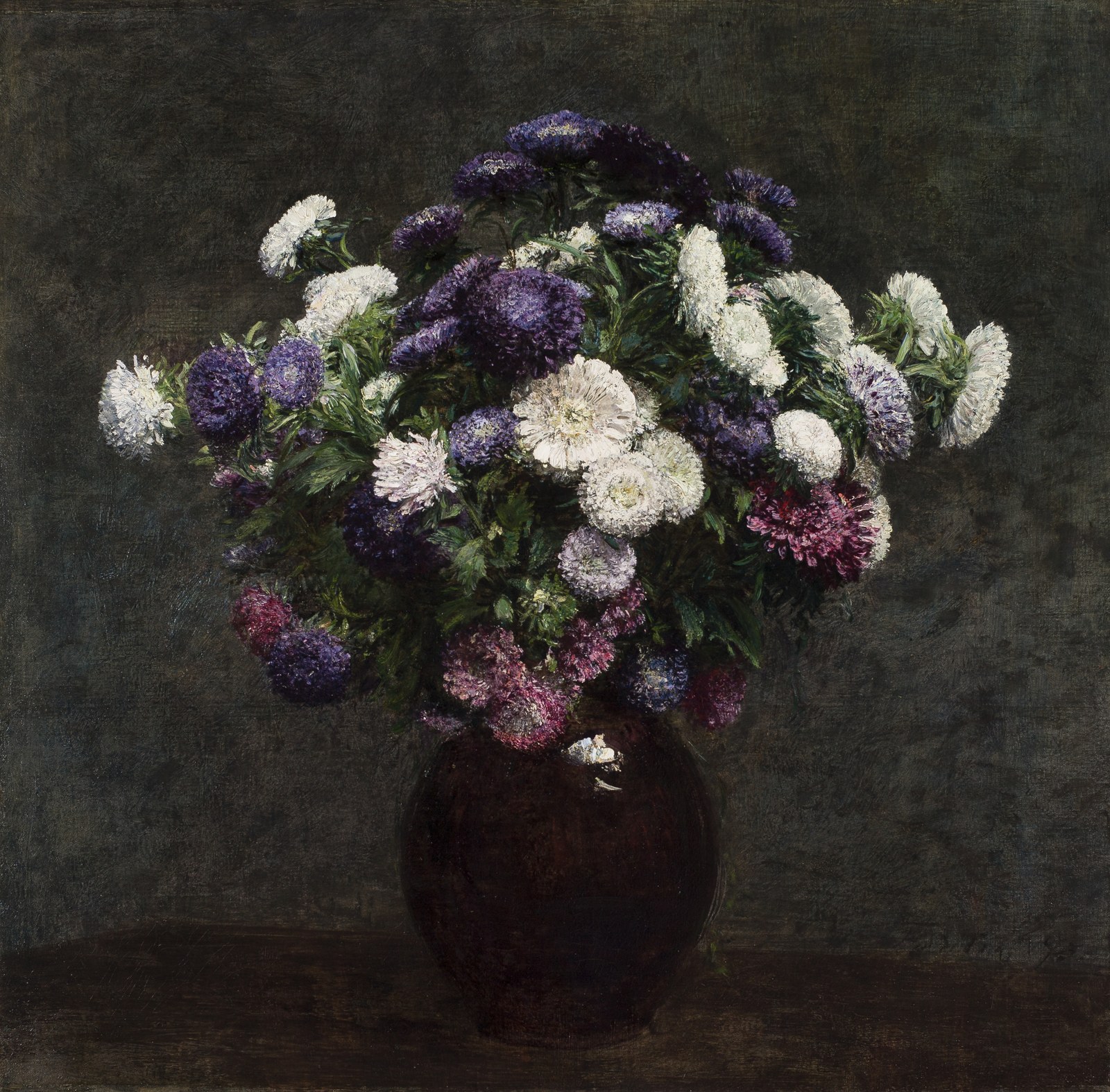 Asters in a Vase