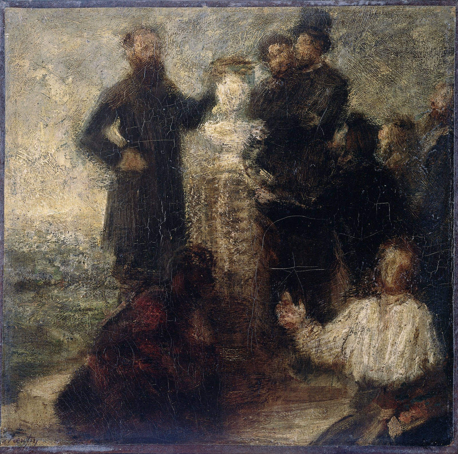 Esquisse pour l'Hommage à Delacroix