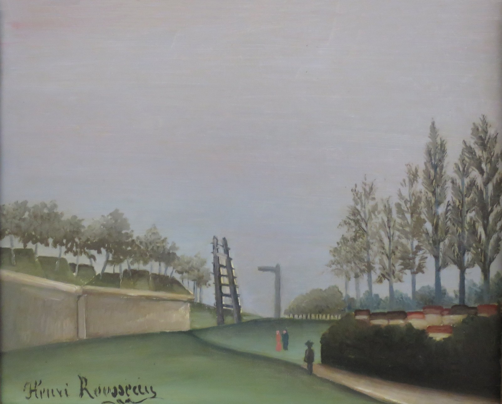 View of the Fortifications to the left of the Gate of Vanves