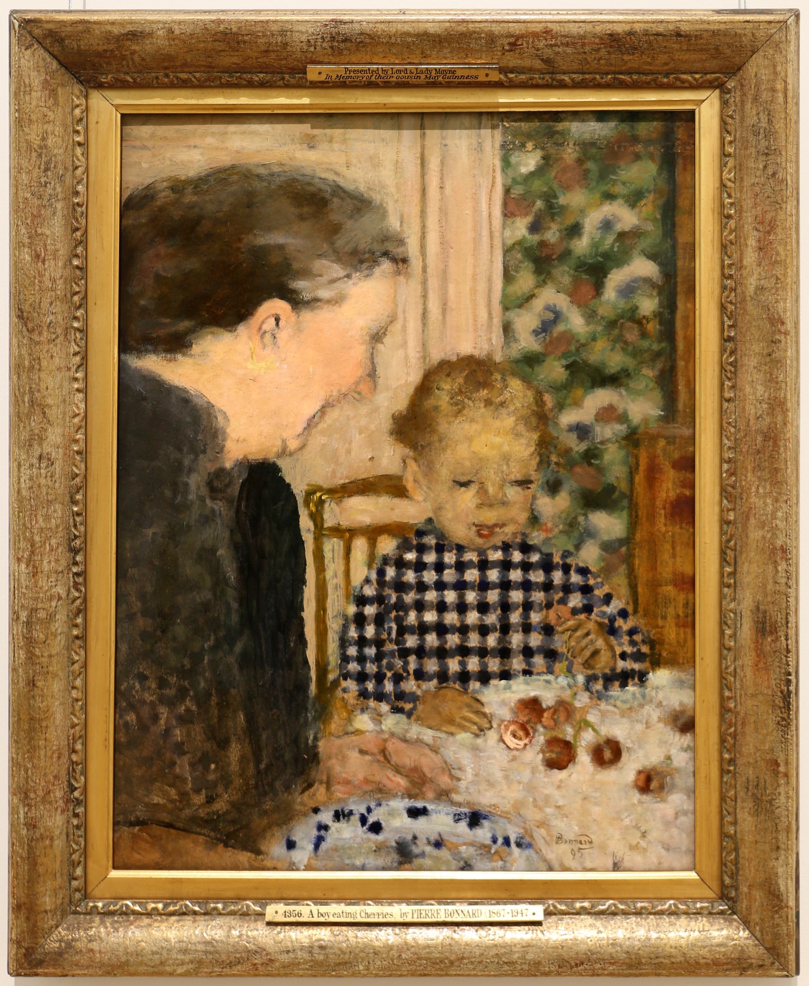 Boy Eating Cherries