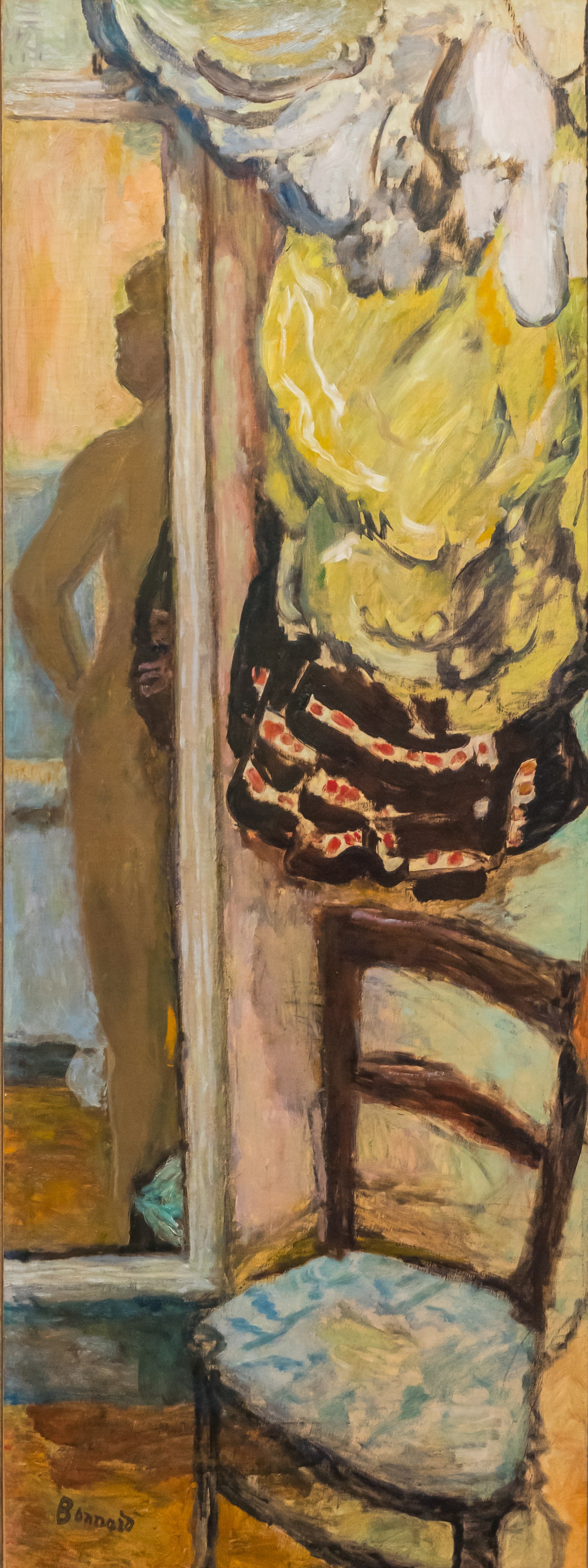 Nude in the mirror