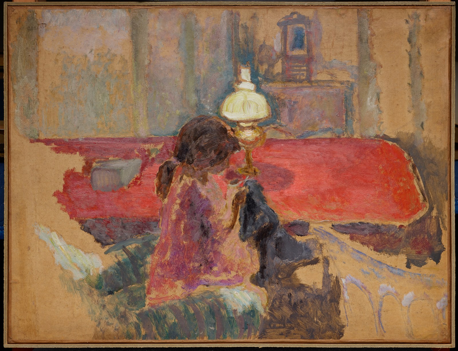 Woman with a Lamp