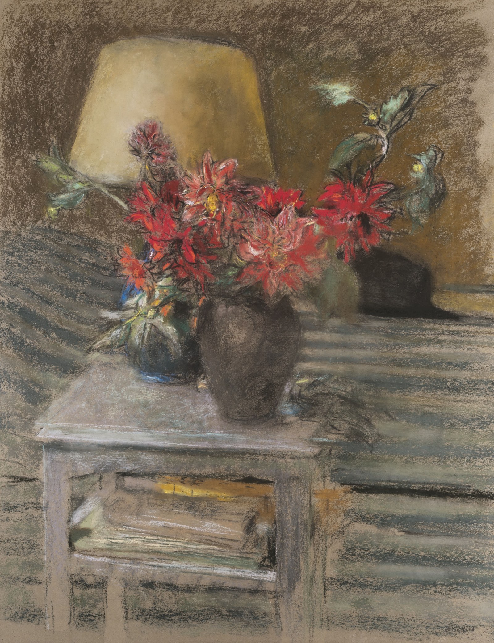Fleurs sur une table