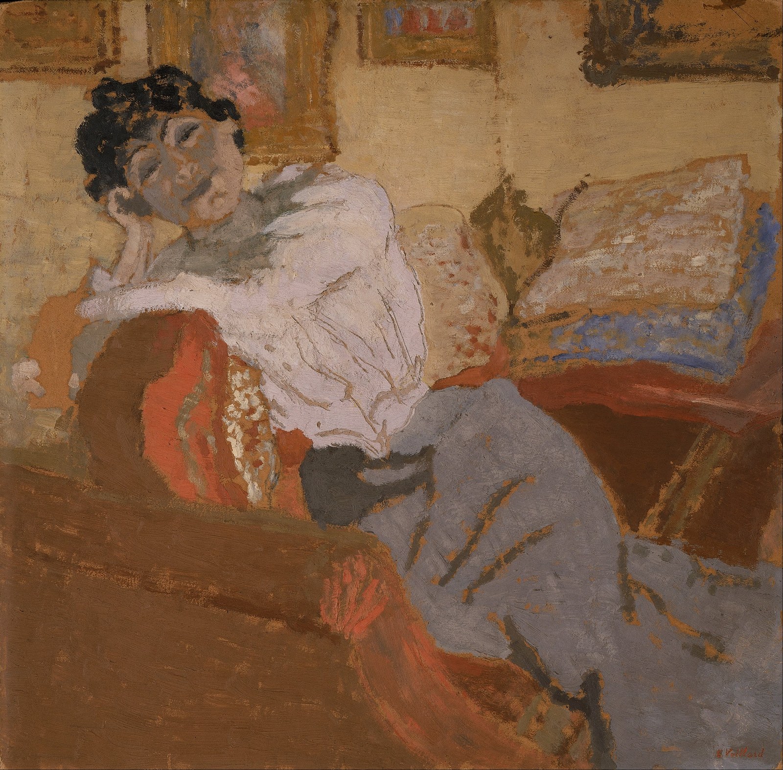 Madame Hessel au Sofa (Madame Hessel on the Sofa)