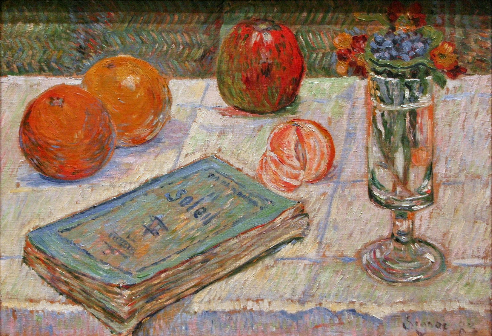 Still life with book