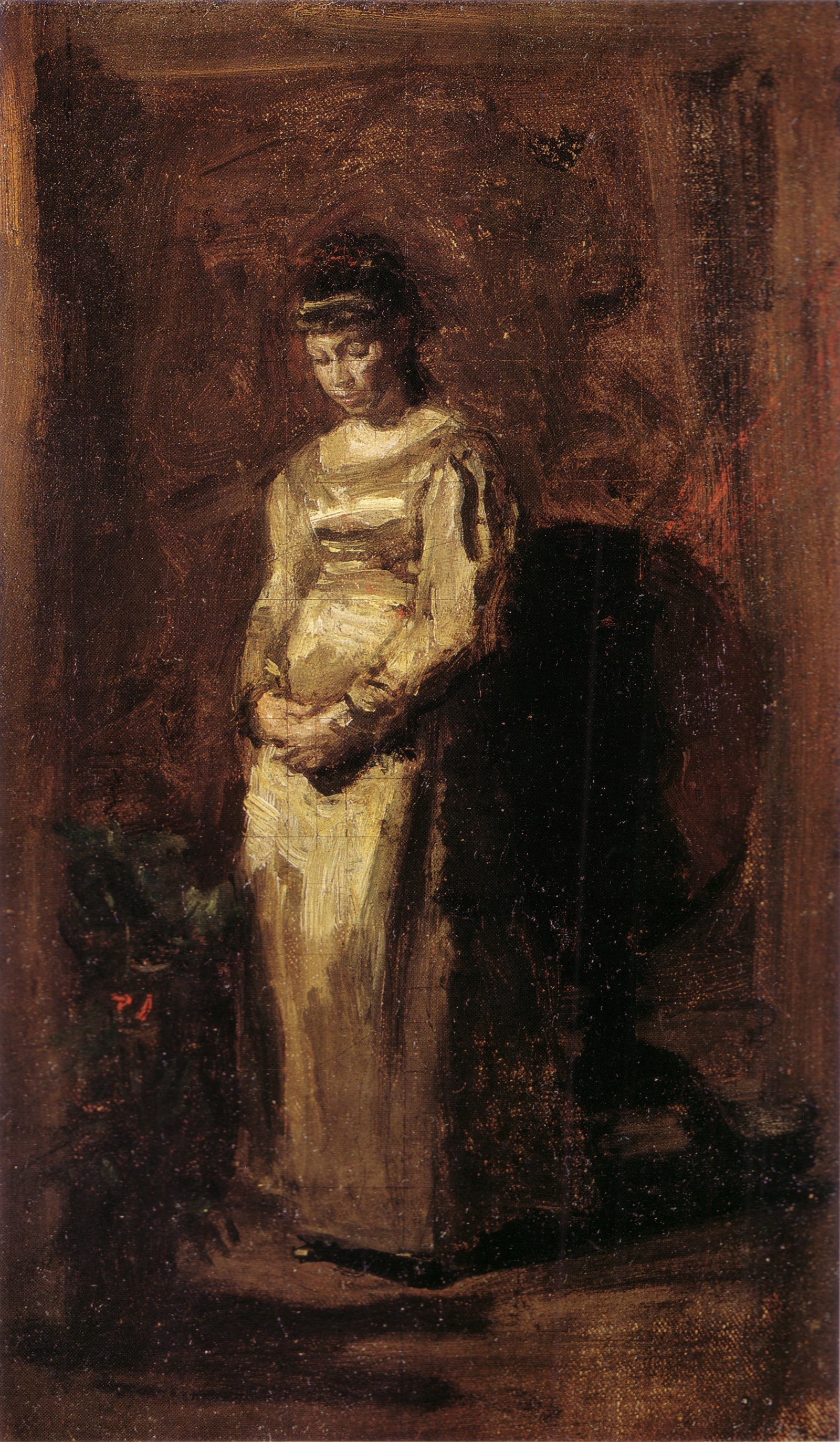 Fifty Years Ago (Young Girl Meditating): Study