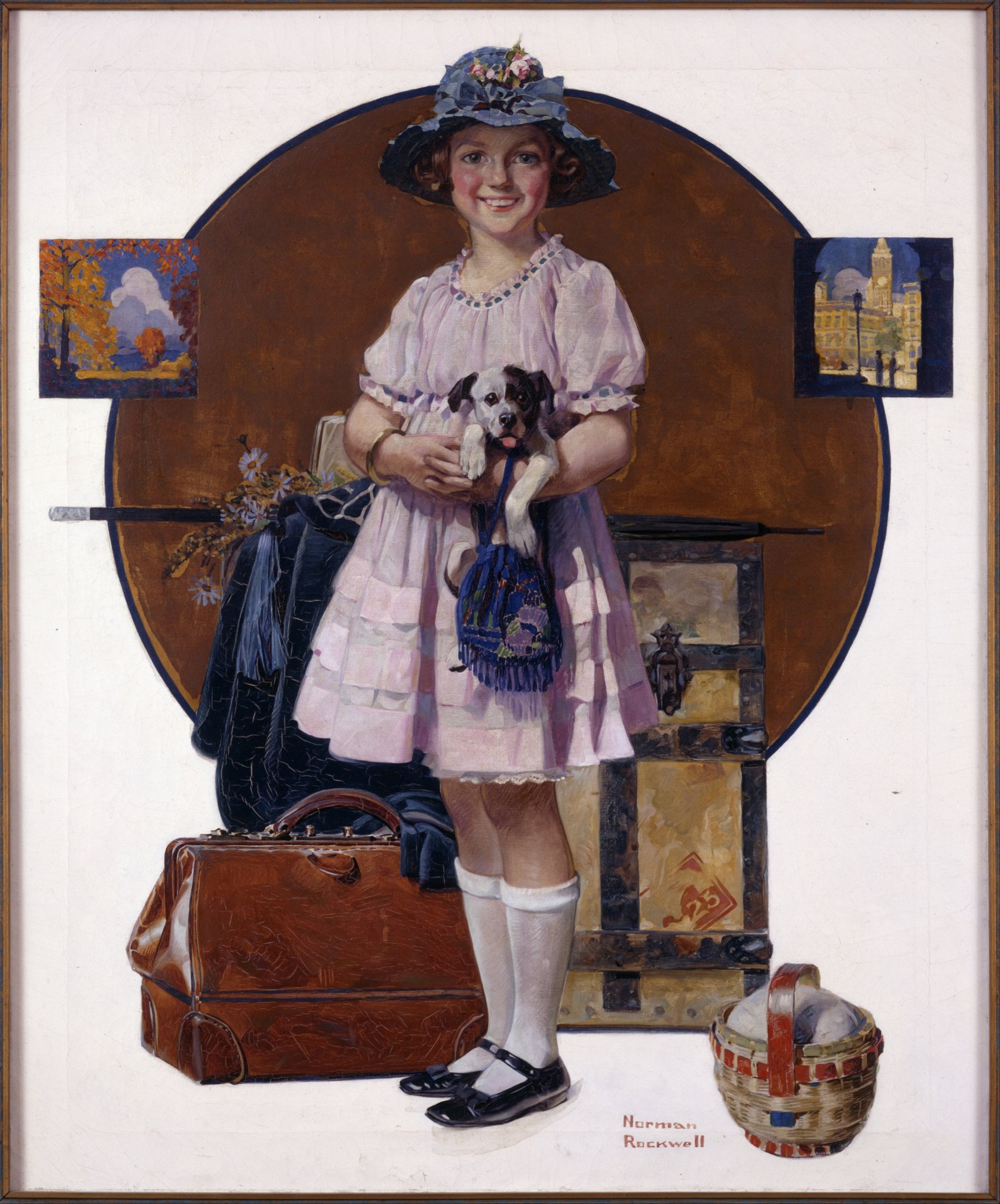 Vacation's Over (Girl Returning from Summer Trip )