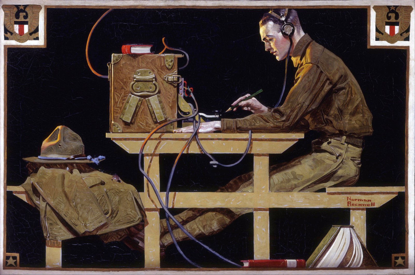 U.S. Army Teaches a Trade (G.I. Telegrapher)