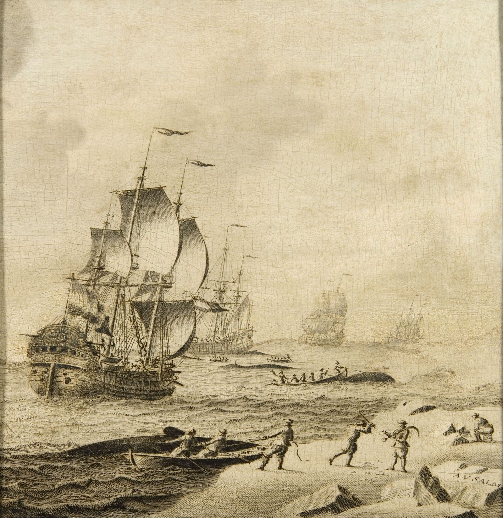 Whaling in Rough Waters