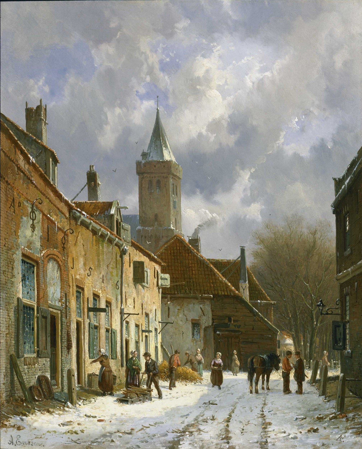 A Dutch Street Scene