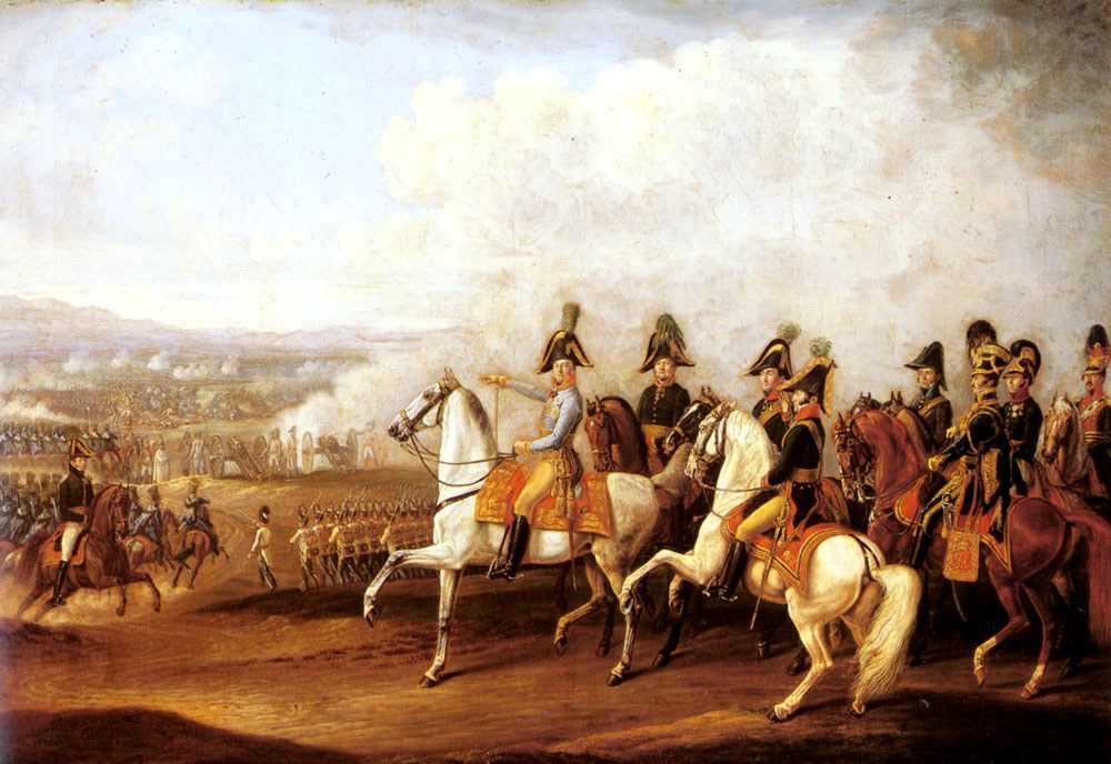 Austrian Staff Officers Watching the Progress of Battle