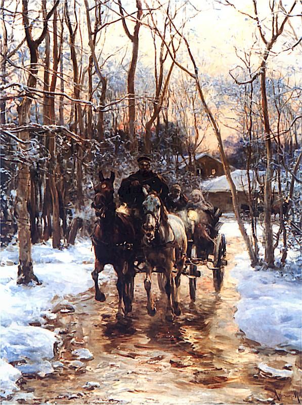 Riding at Dusk