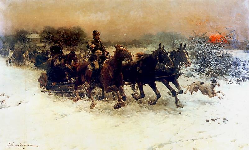 Evening Sleigh Ride