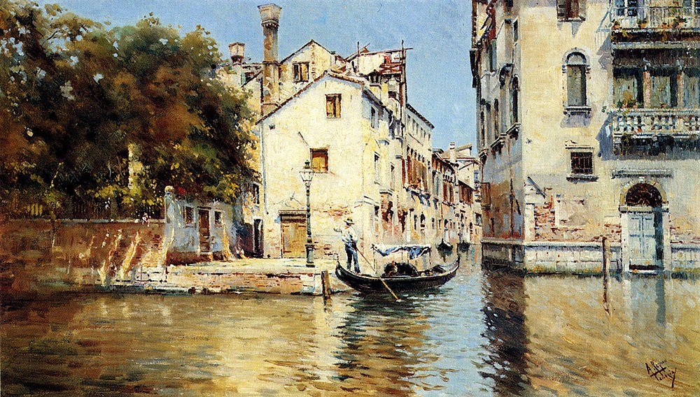Venetian Canal Scene