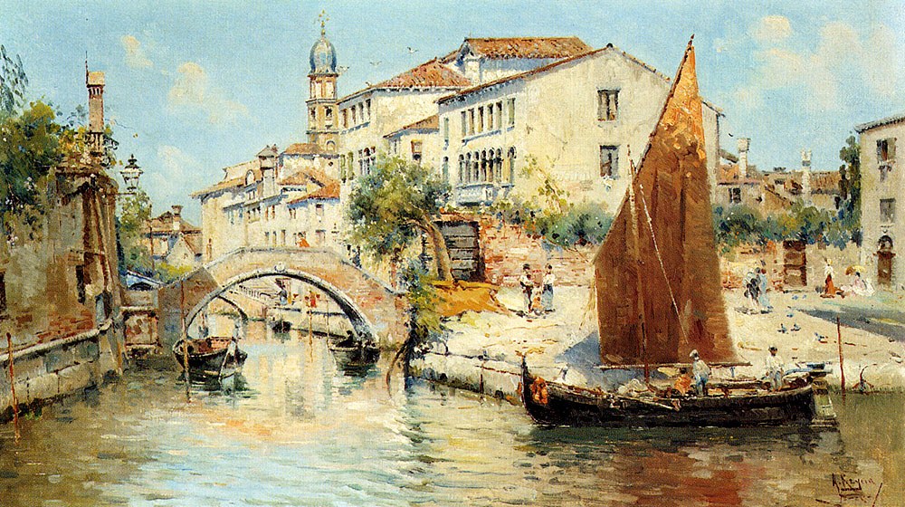 Venetian Canal Scene
