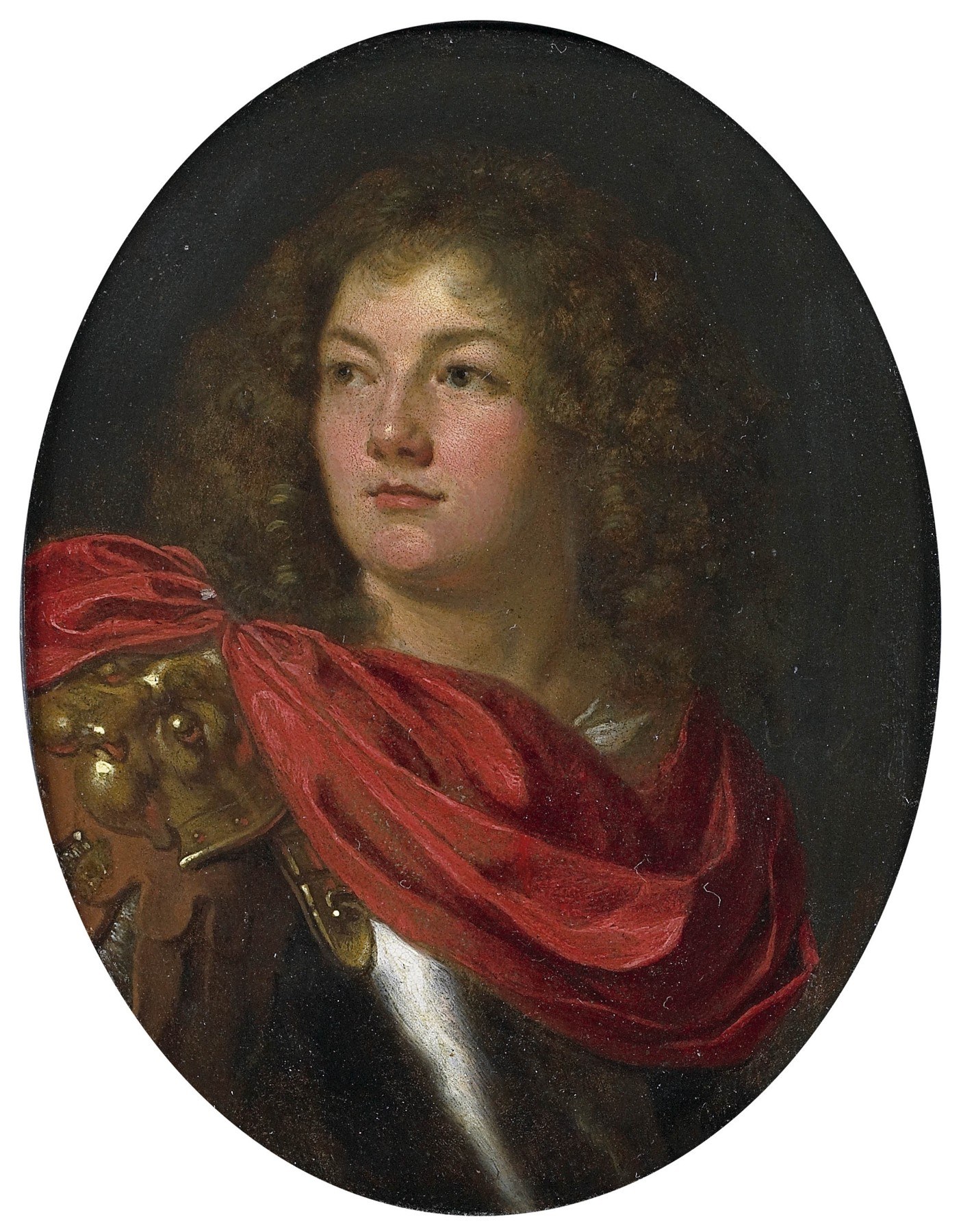 Portrait of a Gentleman Wearing Classical Armour