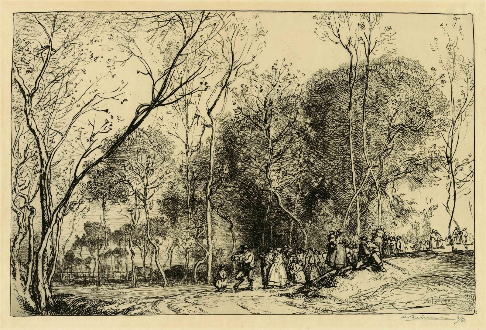Indian Summer, the Passing Wedding Procession