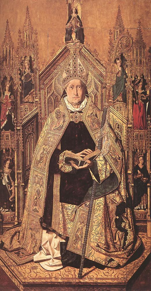 Saint Dominic Enthroned in Glory