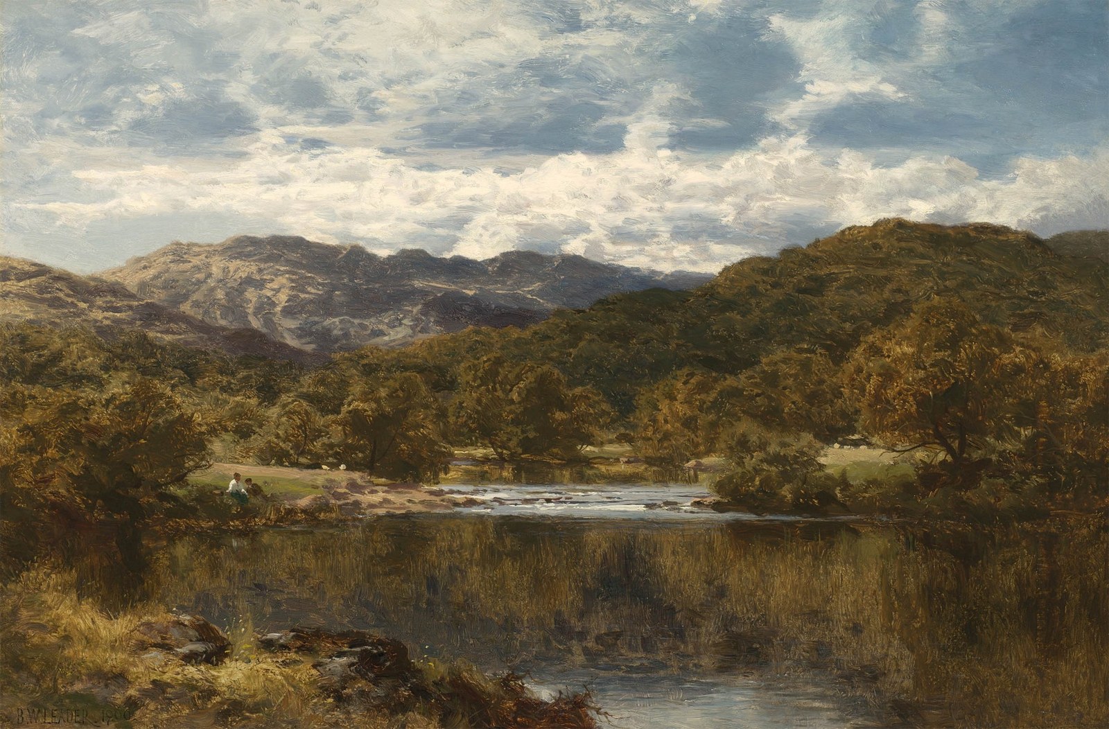 On the Llugwy, below Capel Curig