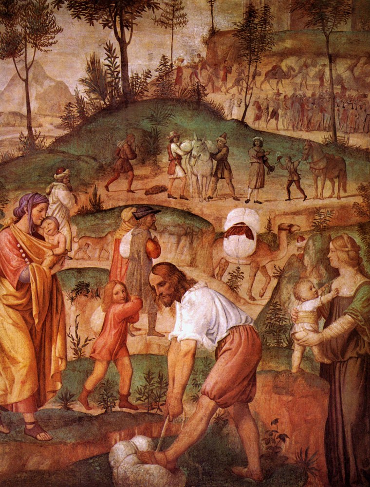 The Flight into Egypt (detail)