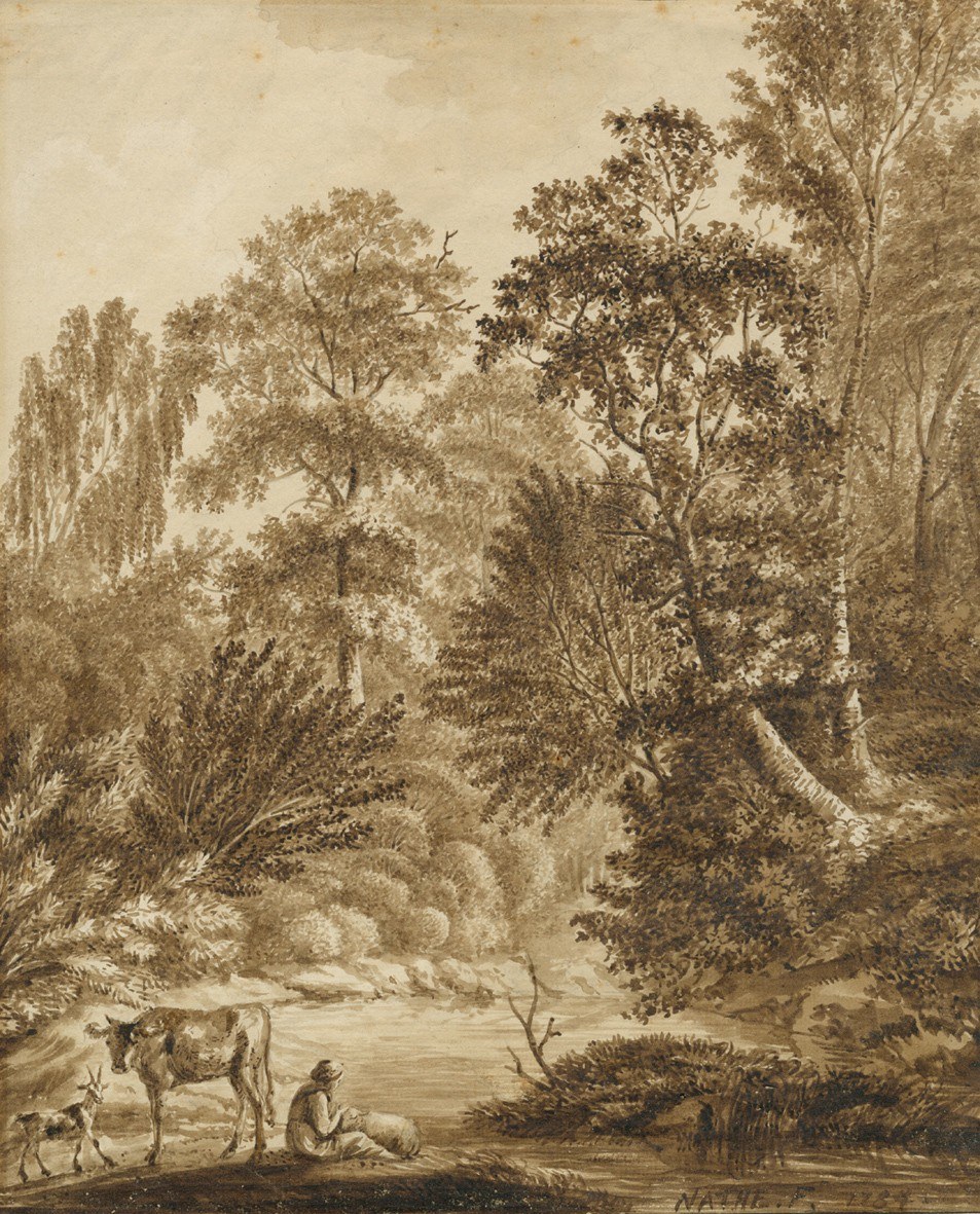 A View in the Auwald near Leipzig