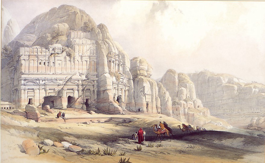 Petra, Showing the Upper End of the Valley