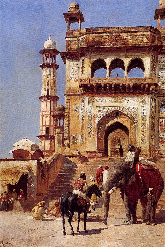 Before a Mosque
