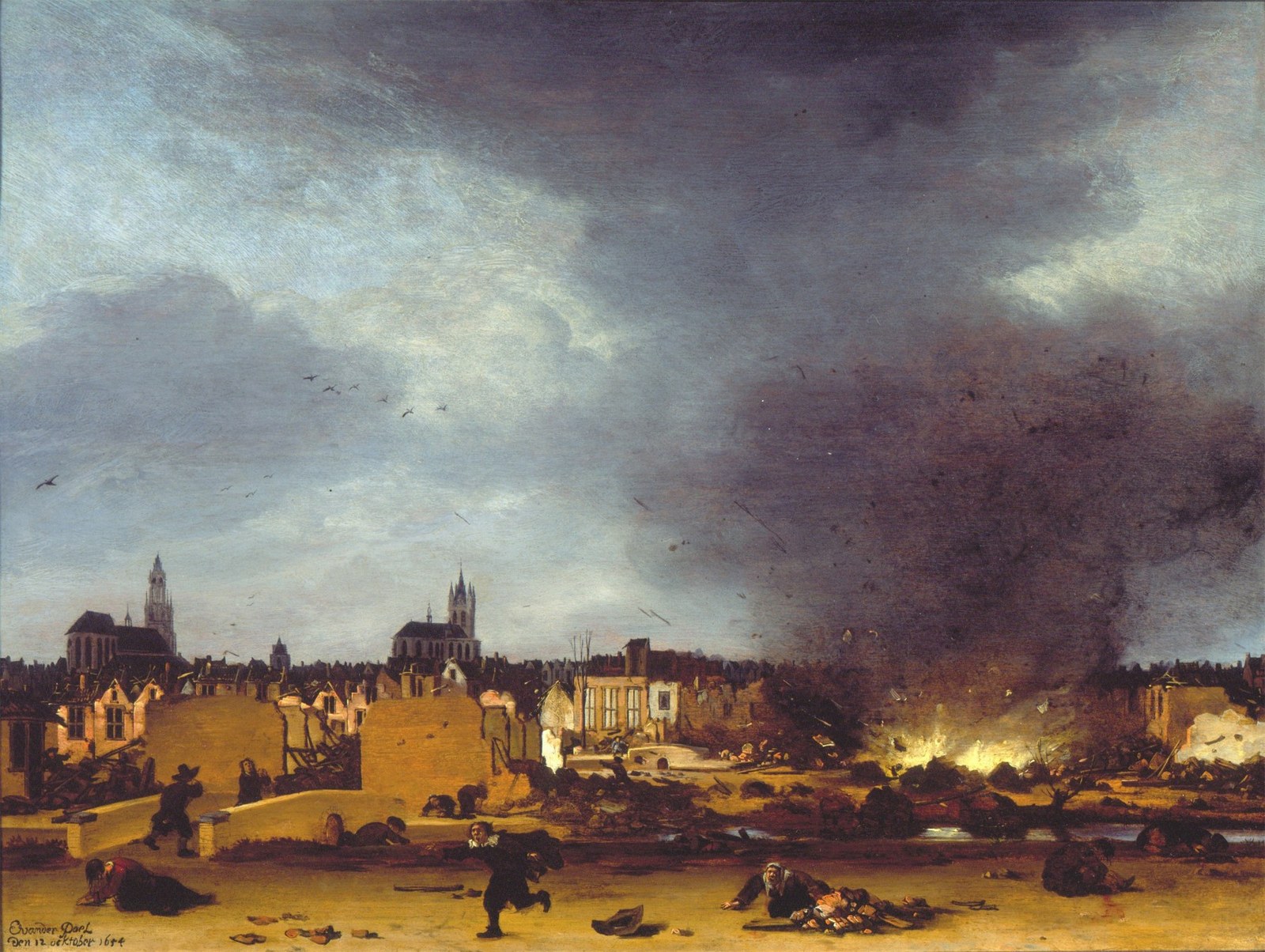 A View of Delft after the Explosion of 1654