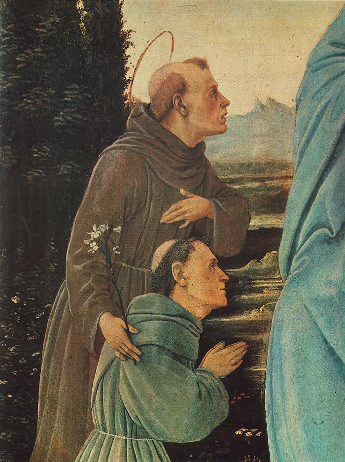 Madonna and Child with Saint Anthony of Padua and a Friar (detail)