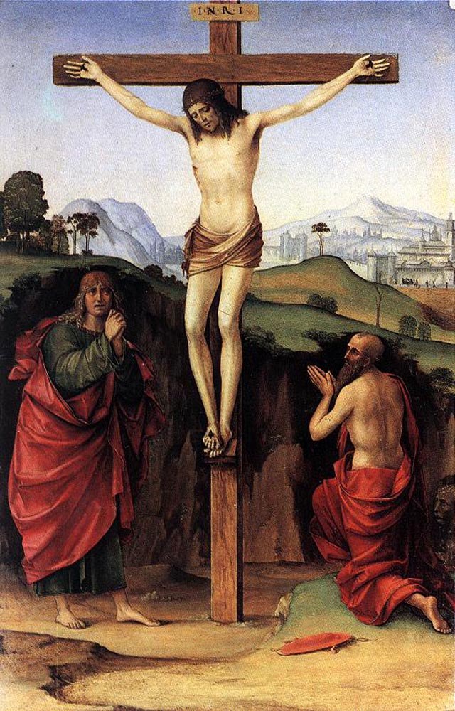 Crucifixion with Saints John and Jerome