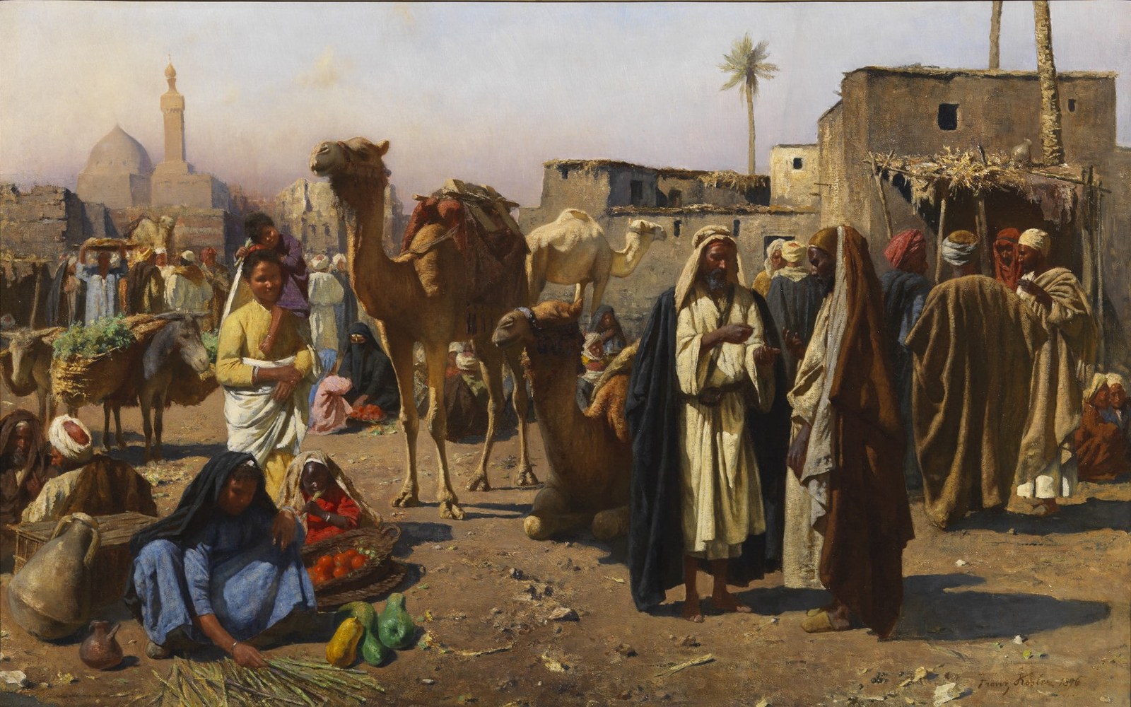 An Arab Market Scene